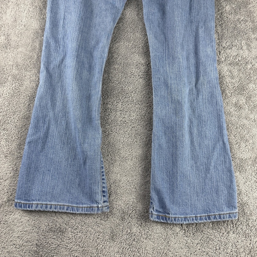 Levis 515 Boot Cut Stretch Jeans Womens 8 Short Blue Medium Wash Mid Rise - Picture 11 of 14